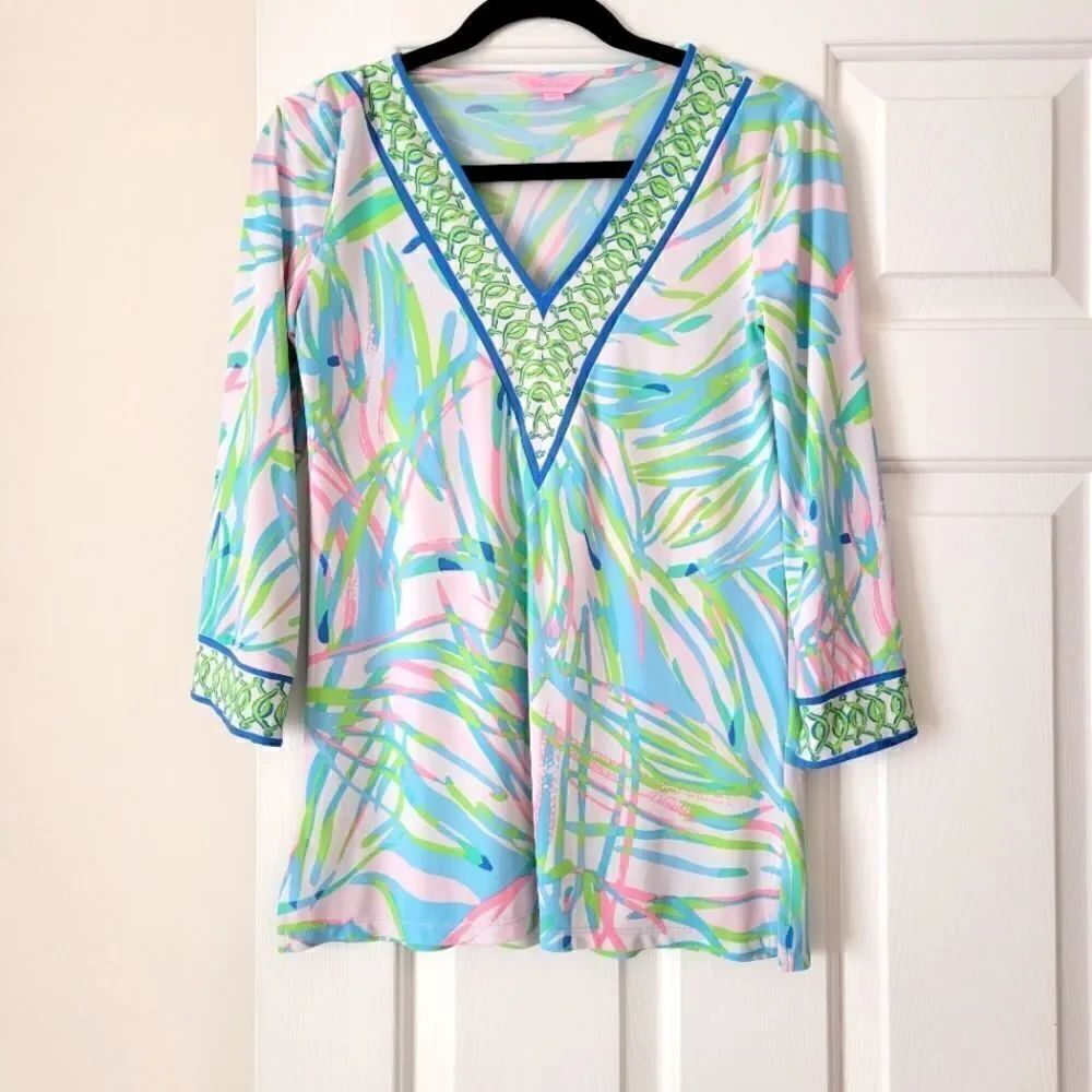 Lilly Pulitzer Salute Port Tunic Top XS